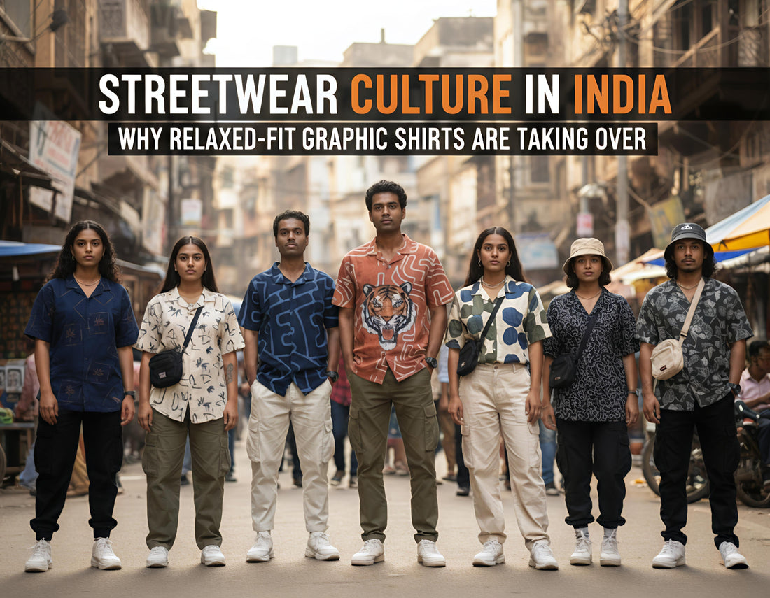 Streetwear Culture in India: Why Relaxed-Fit Graphic Shirts Are Taking Over