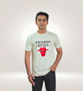 Chicago Bulls Graphic T-Shirt | White Regular Streetwear Tee