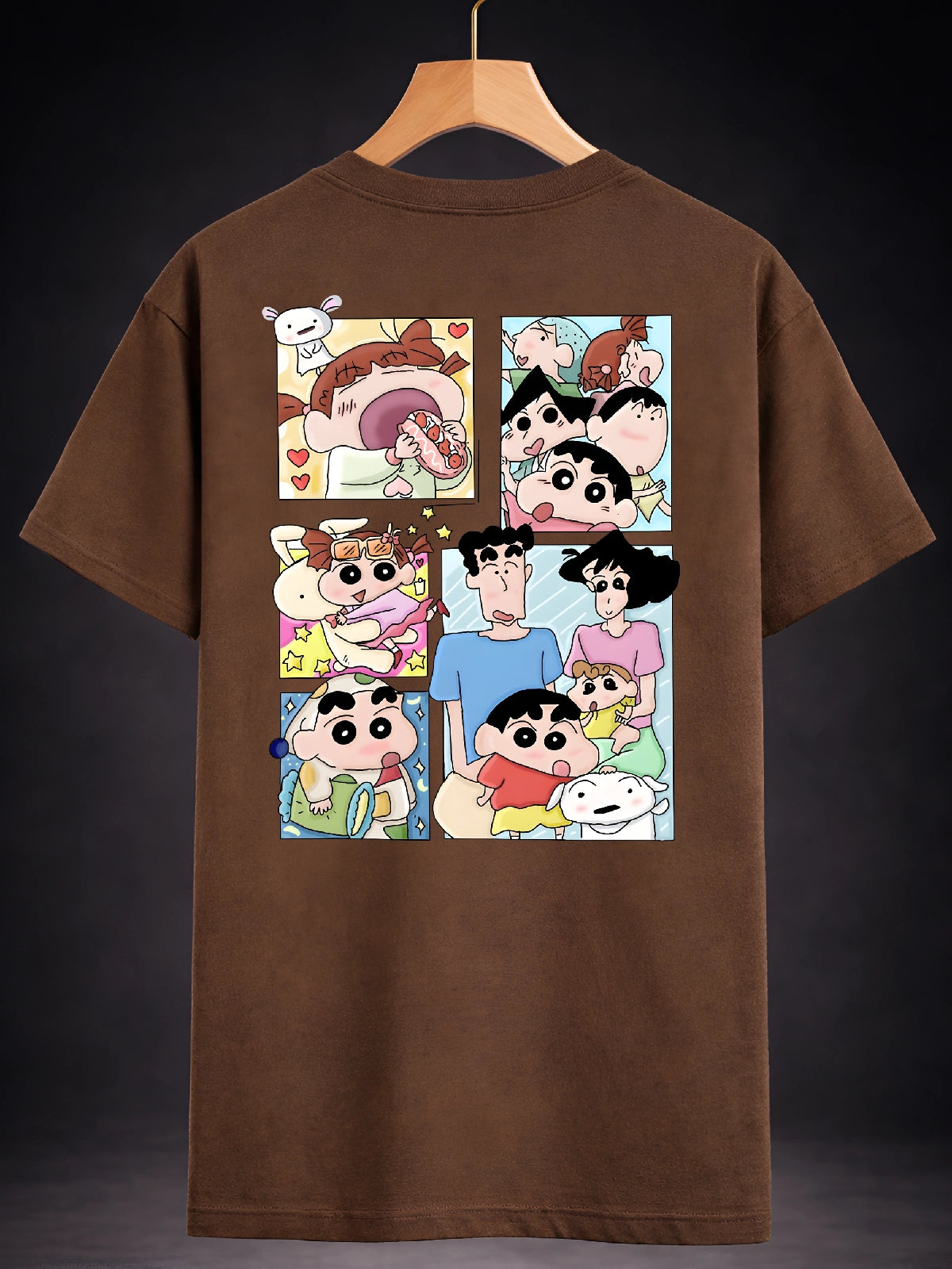 Shinchan Comic Panel T-Shirt